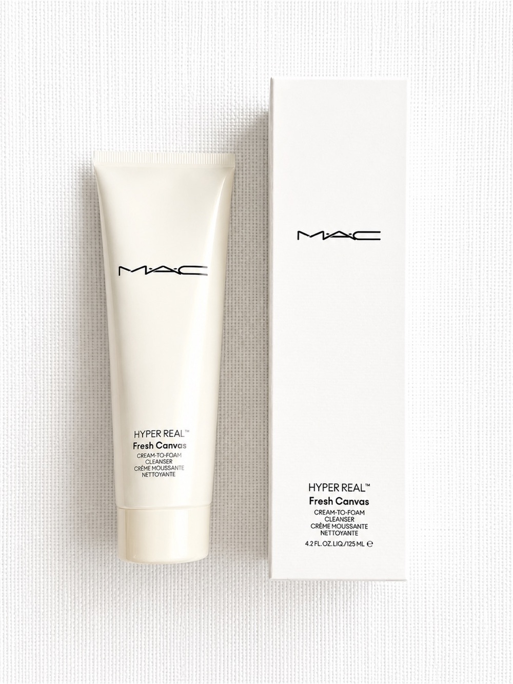 M·A·C Cosmetics Hyper Real Fresh Canvas Cream-To-Foam Cleanser New Unopened Box